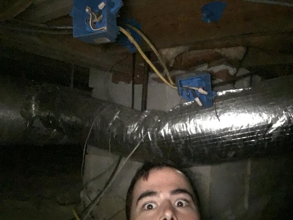 home inspector inspecting one of his client's homes