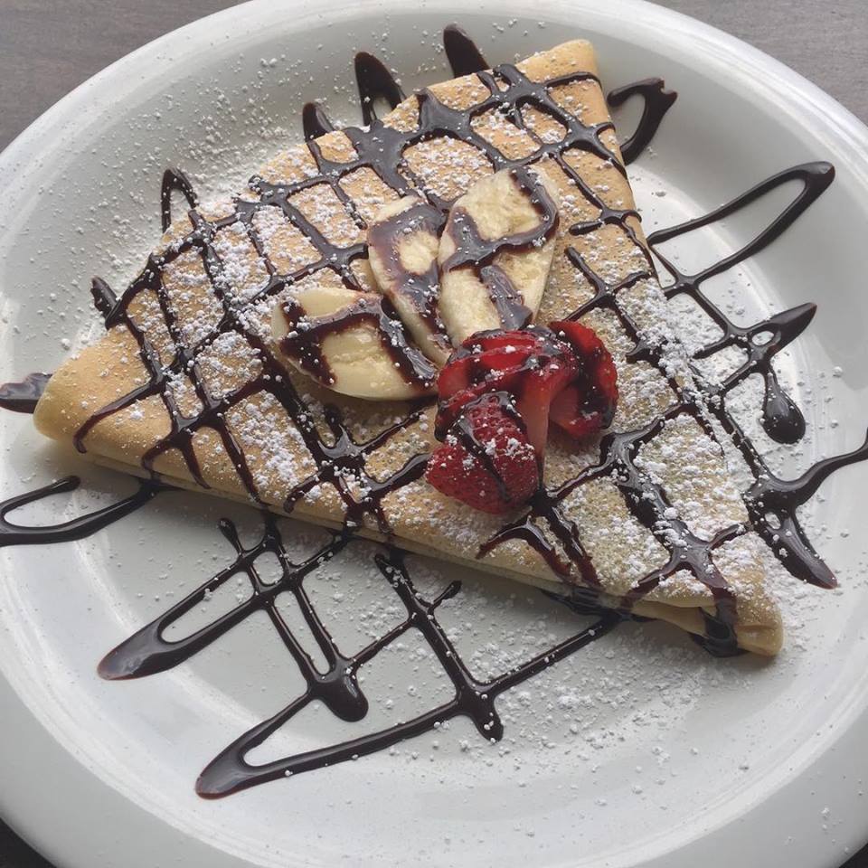 balsamic and tomato crepe from one of our favorite brentwood restaurants