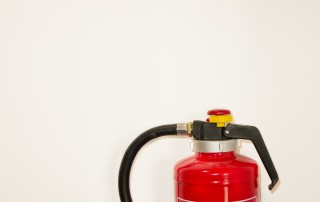 fire extinguisher in a house